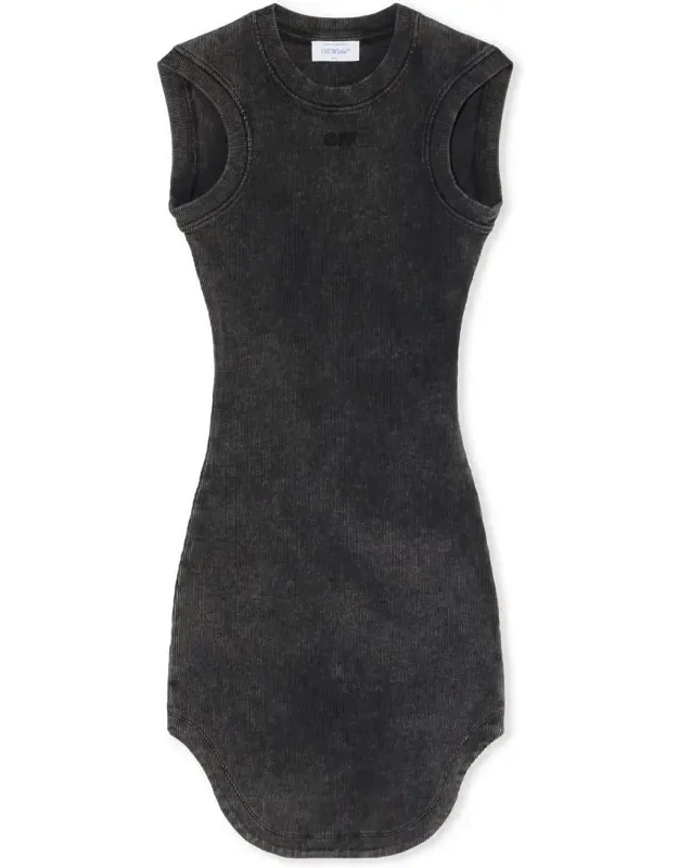 Mini Dress "off Stamp"