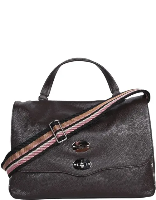 _postina Daily Giorno M Bag With Foldover Top And Turn-lock Fastening_