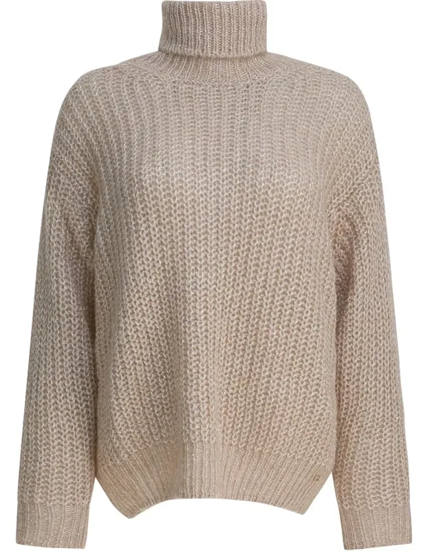 Wool And Alpaca Turtleneck Sweater