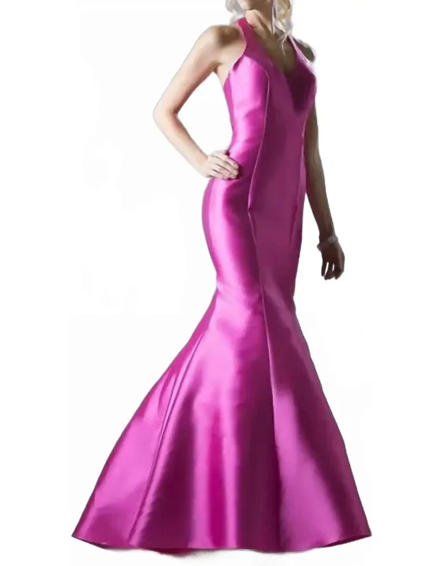 Fitted Mikado Mermaid Dress