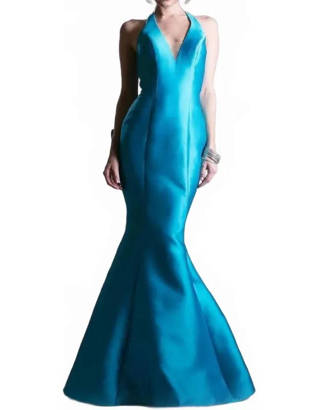 Fitted Mikado Mermaid Dress