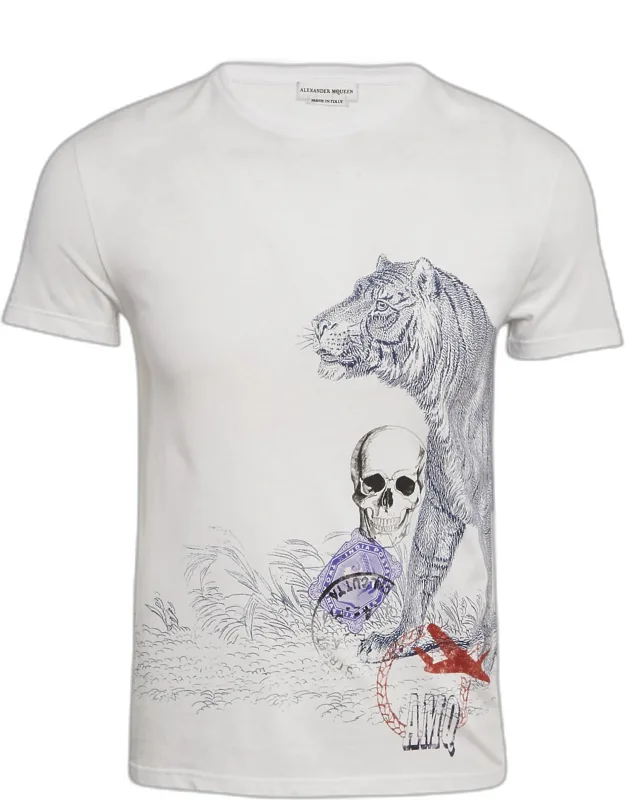 Skull Print Jersey T-shirt