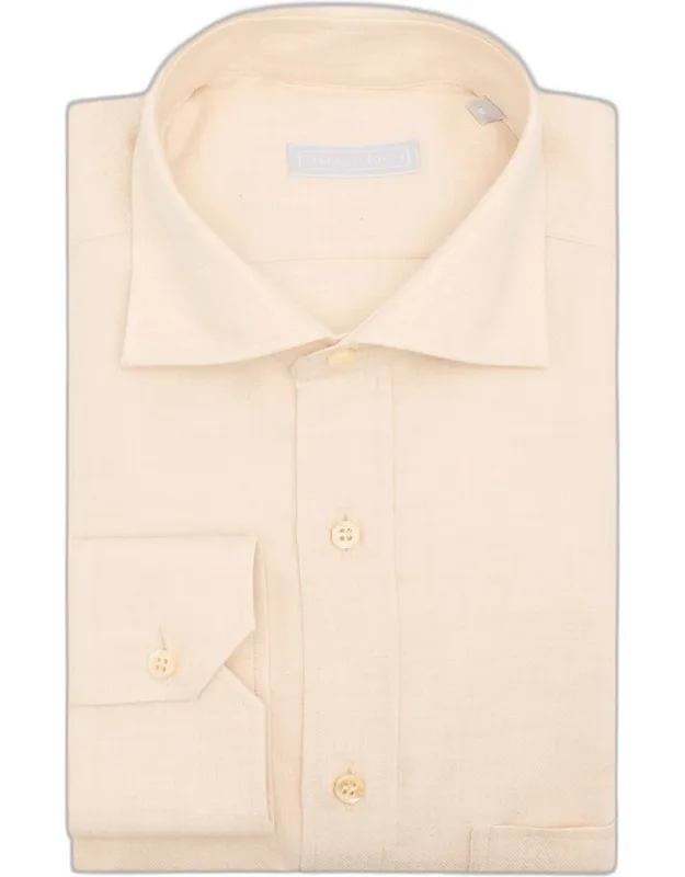 Cotton Cashmere Dress Shirt