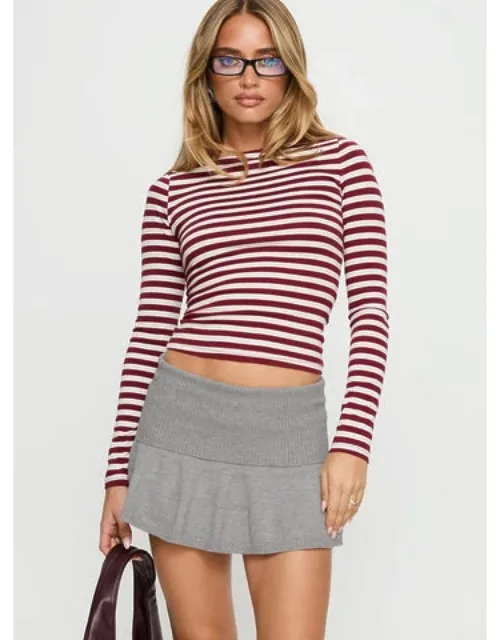 Karmia Knit Foldover Mini Skirt