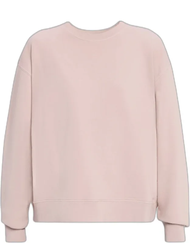 Reverse Logo Cotton Crewneck Sweatshirt