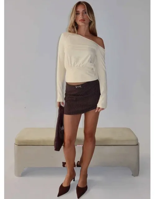 Buckle Mini Skirt
