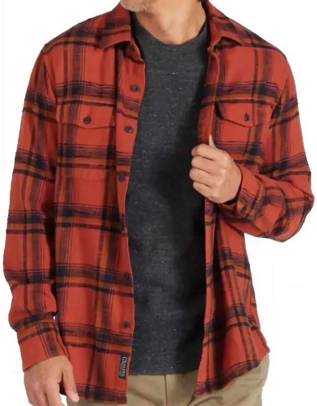 Vintage Slub Twill Plaid Shirt