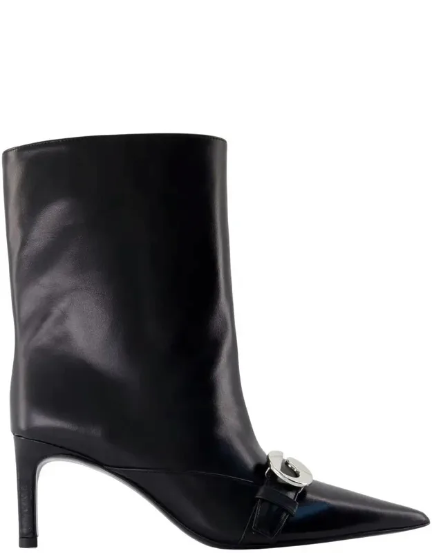 Heeled Belt Boots