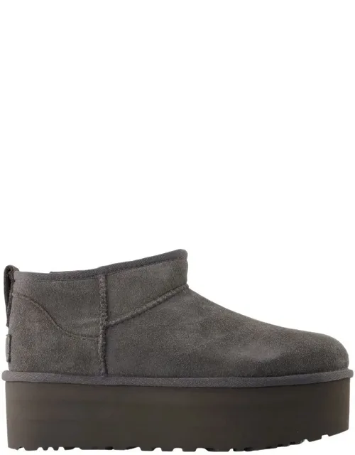 Classic Ultra Mini Platform Ankle Boots