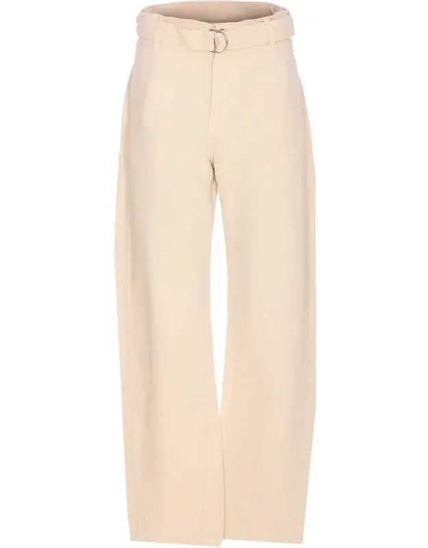 Jeans With Button And Zip Closure And Flared Fit