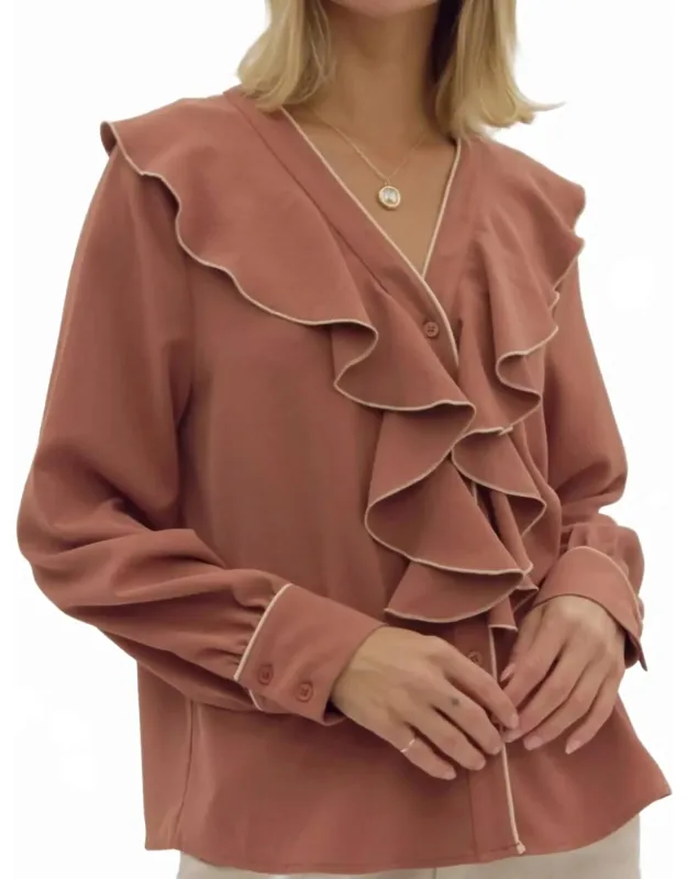 Ruffle Blouse
