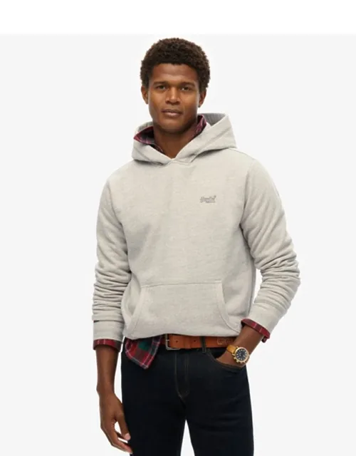 Essential Logo Half Brushed Hoodie