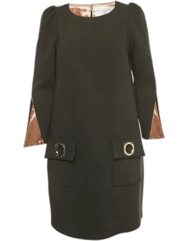 Crepe Passepartout Dress