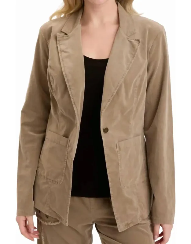 Stretch Corduroy Blazer