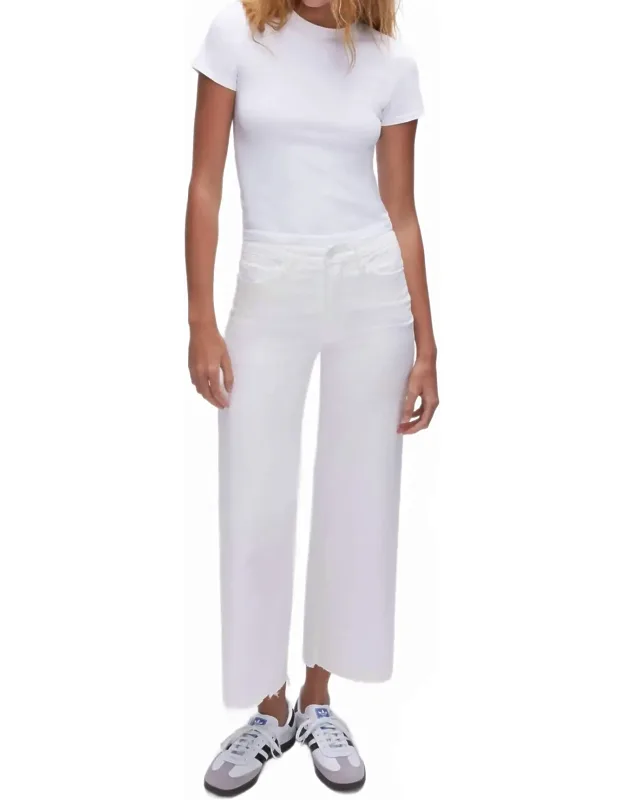 Cropped Palazzo Jeans