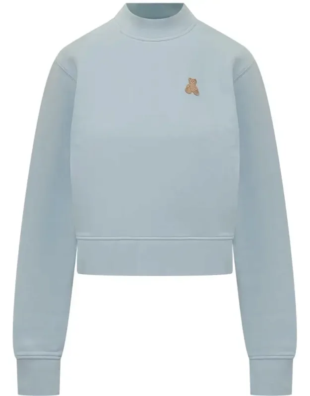 Sweatshirt With Embroidered Bear