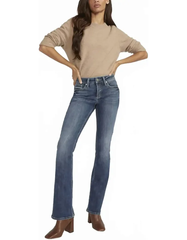 Mid Rise Comfort Fit Bootcut Jeans