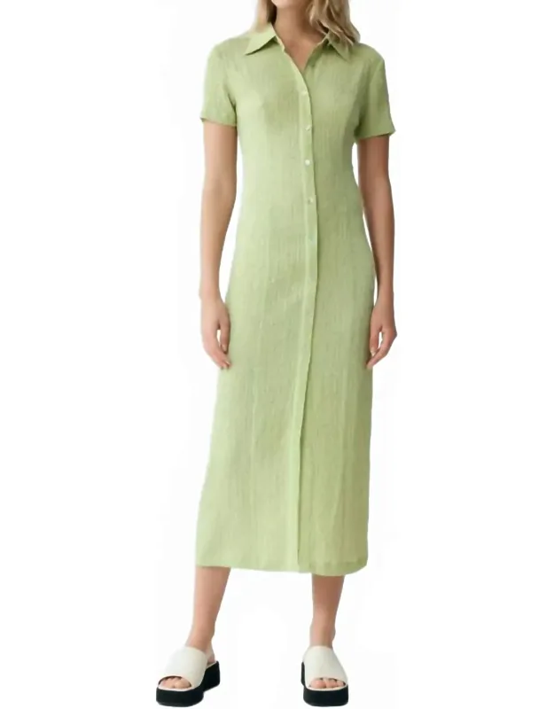 Waffle Midi Dress
