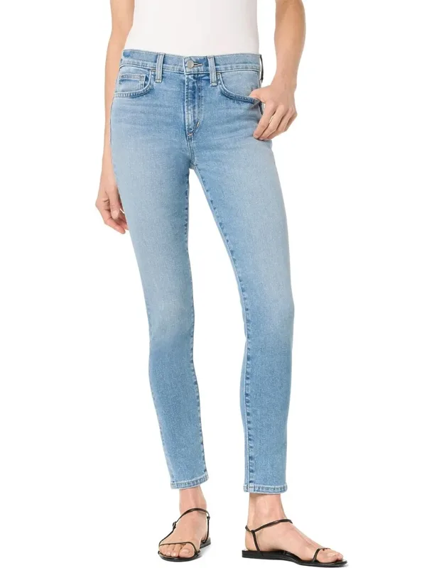 Mid Rise Skinny Ankle Jeans