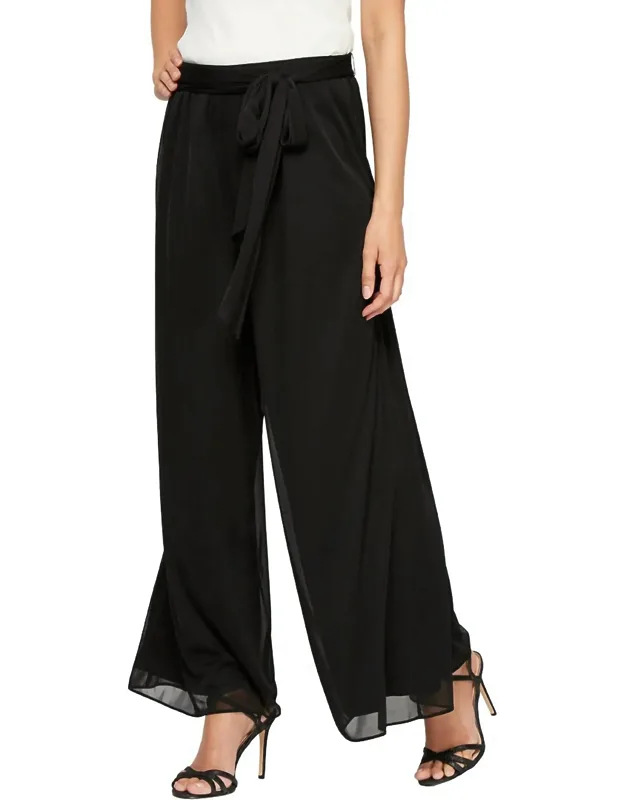 Brianna Wide Leg Mesh Pants