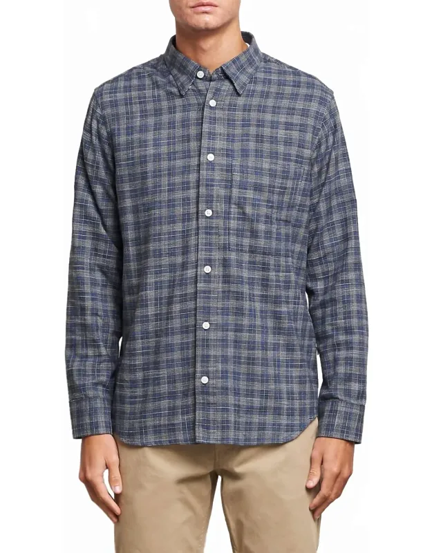 Brushed Flannel Checked Shirt
