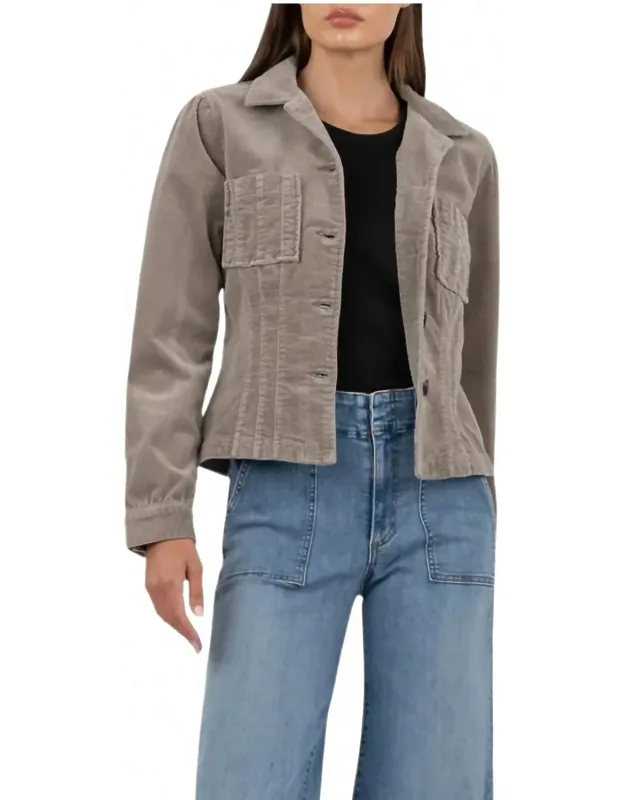 Plush Corduroy Jacket