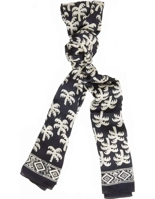 Palm Print Scarf