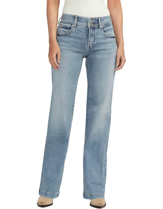 Mid Rise Curvy Fit Trouser