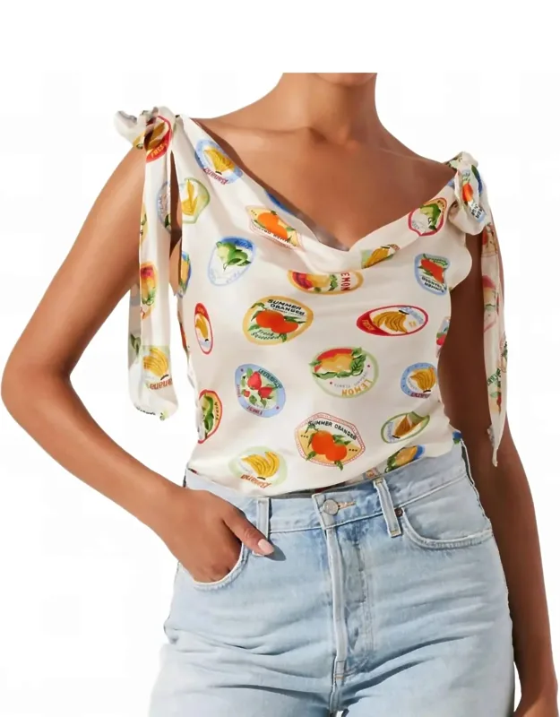 Cowl Neckline Top