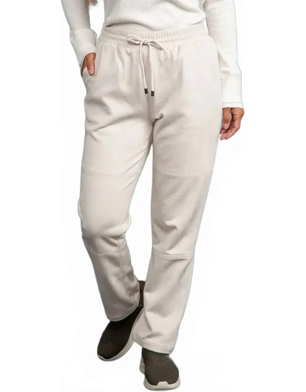 Suede Pull-on Pants