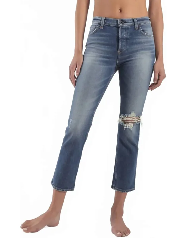 High Rise Straight Leg Jeans