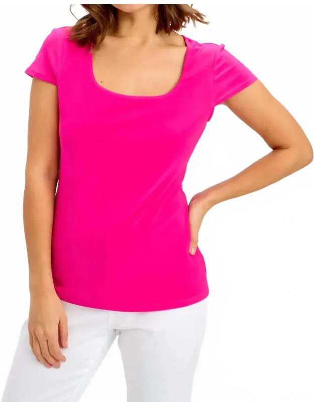 Scoop Neck Knit Top