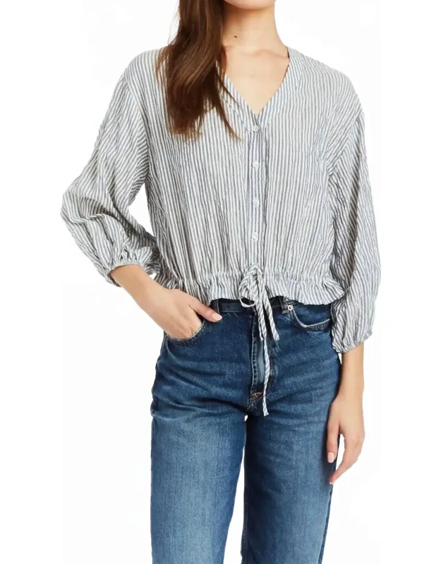 Amara Striped Top