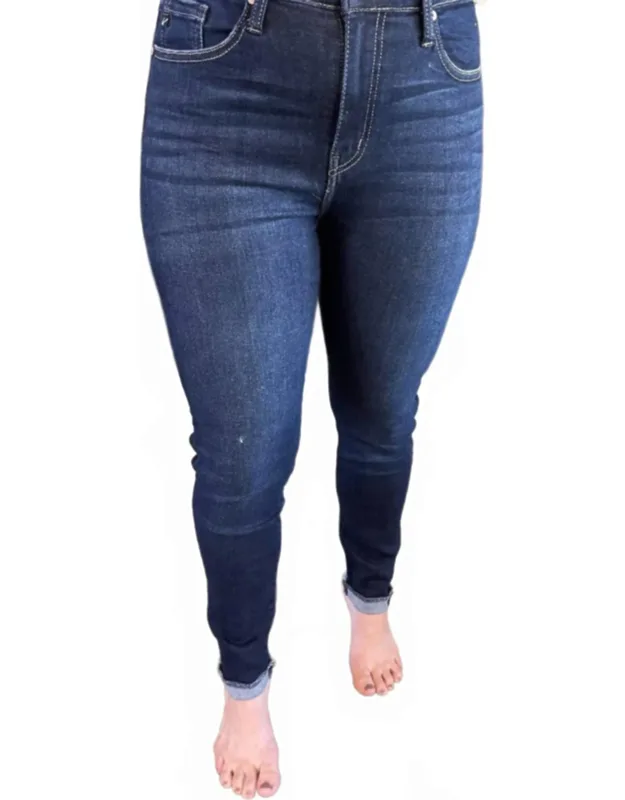 High Rise Cigarette Leg Jeans
