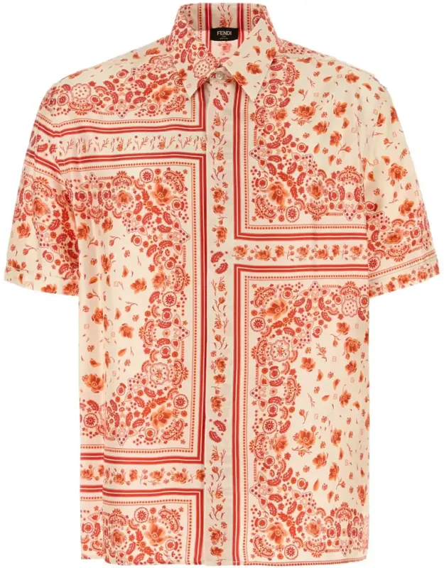 Printed Silk Shirt