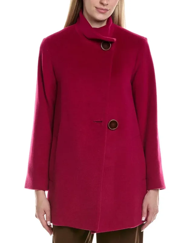 Wool-blend Coat