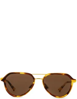 Bottega Veneta Aviator Acetate/metal Sunglasses