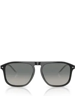 Giorgio Armani Aviator Black Sunglasses