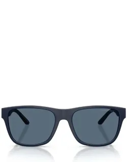 Sunglasses Ea4243 624480 Matte Blue Metal/acetate Italy