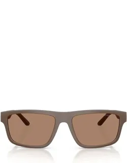 Sunglasses Ea4244u 624373 Matte Brown Metal/acetate Italy