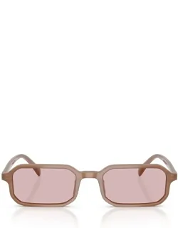 Sunglasses Ea4253u 627173 Shiny Opaline Light Brown