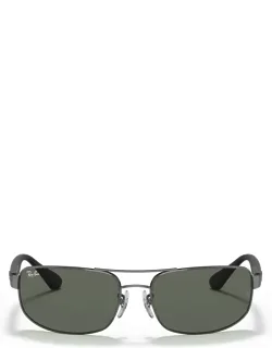 Ray-ban Sunglasses Rectangular Metal/nylon