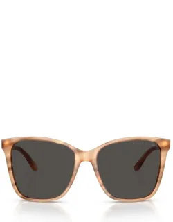 Ralph Lauren Sunglasses Oystershell Brown Acetate Italy