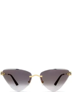 Cartier Sunglasses Gold Metal Ct0399s