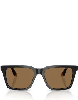 Sunglasses Ea4260 631373 Black / Beige Acetate Italy