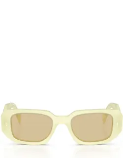 Prada Eyewear Sunglasses Frosted Vanilla Acetate Italy