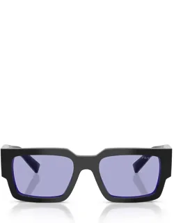 Prada Eyewear Sunglasses Pr B17s 16k01o Black / Purple Acetate Italy