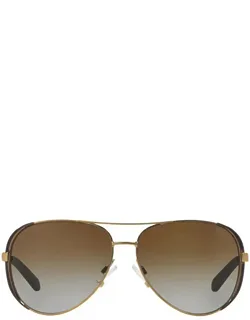 Sunglasses Aviator Gold Metal
