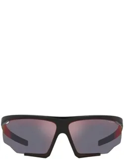 Sunglasses With Irregular Acetate Design