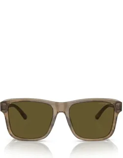 Sunglasses Ea4208 605573 Shiny Green / Top Brown